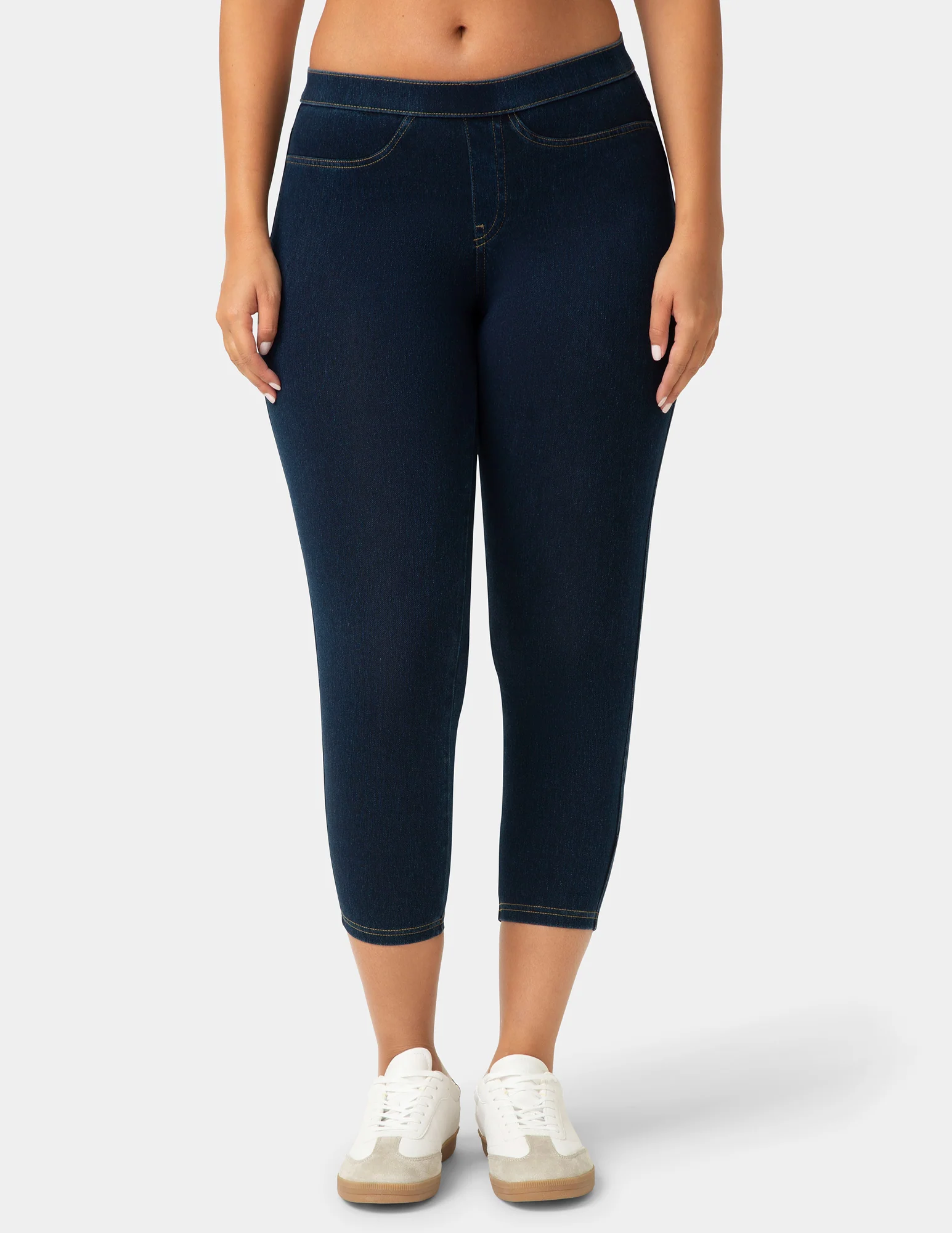 Classic Indigo Denim Capri - Image 2
