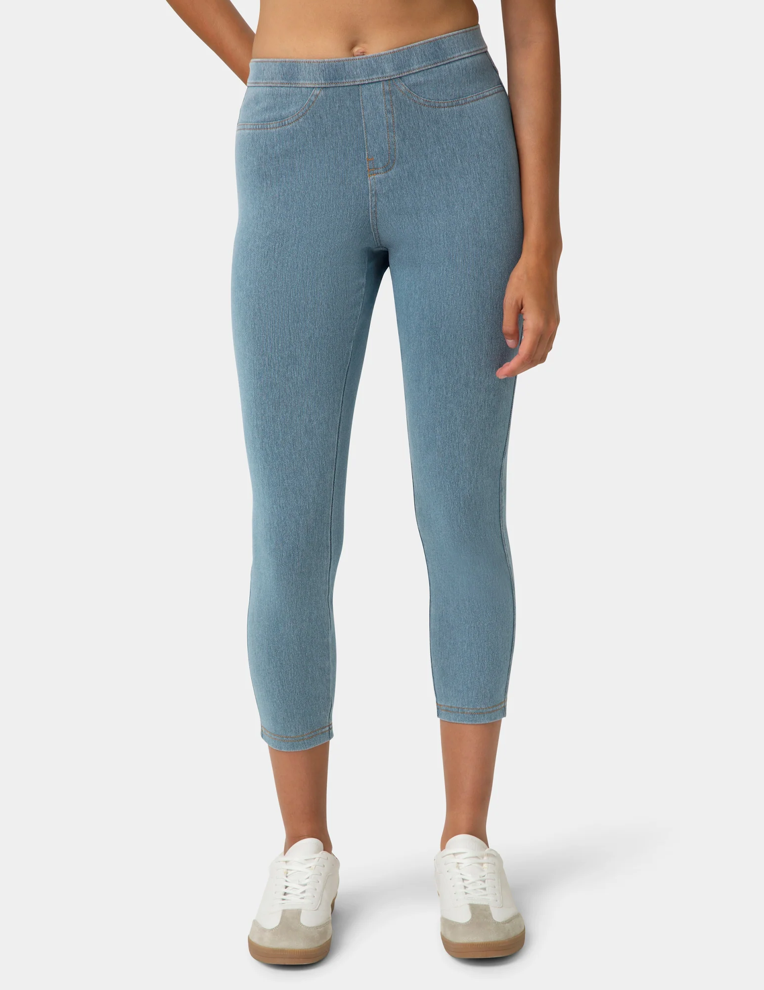 Classic Indigo Denim Capri - Image 2