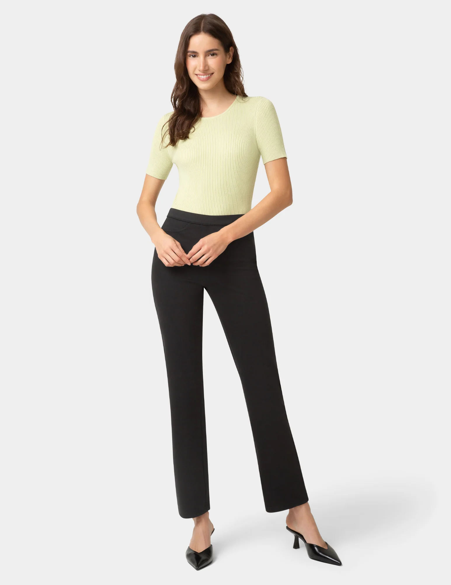 Denim Straight Leg Legging
