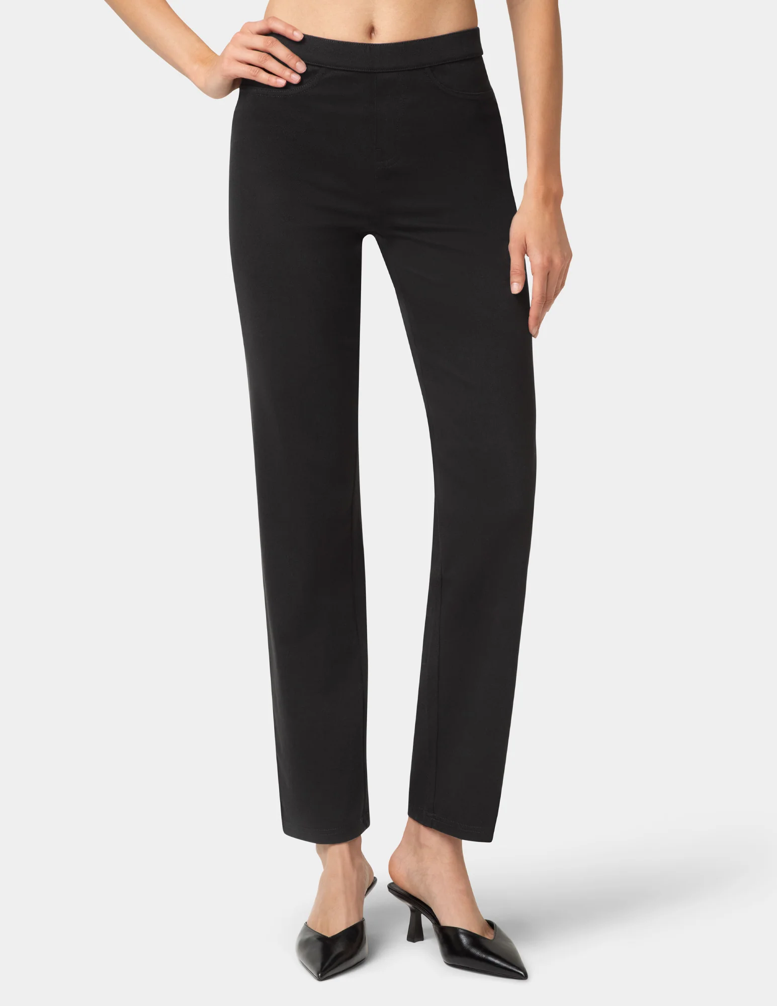 Denim Straight Leg Legging - Image 2