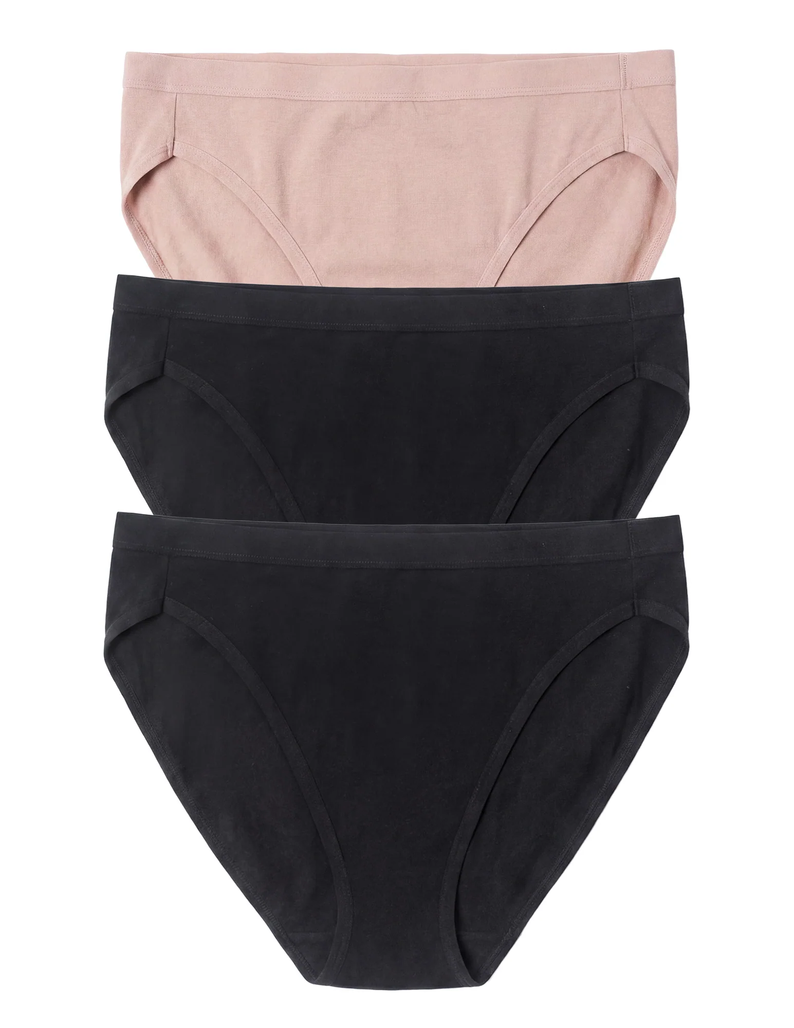 Soft & Breathable Modern High Cut Brief 3 Pack
