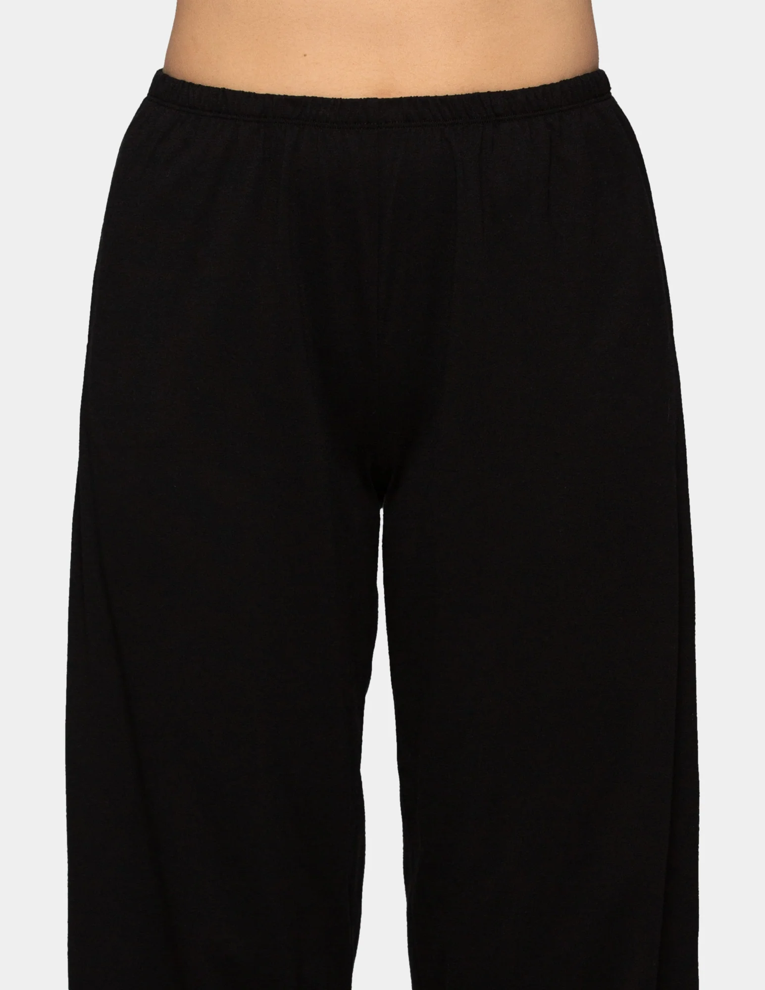 Soft & Breathable Short Sleeve Tee with Long Pant Pajama Set - Image 4