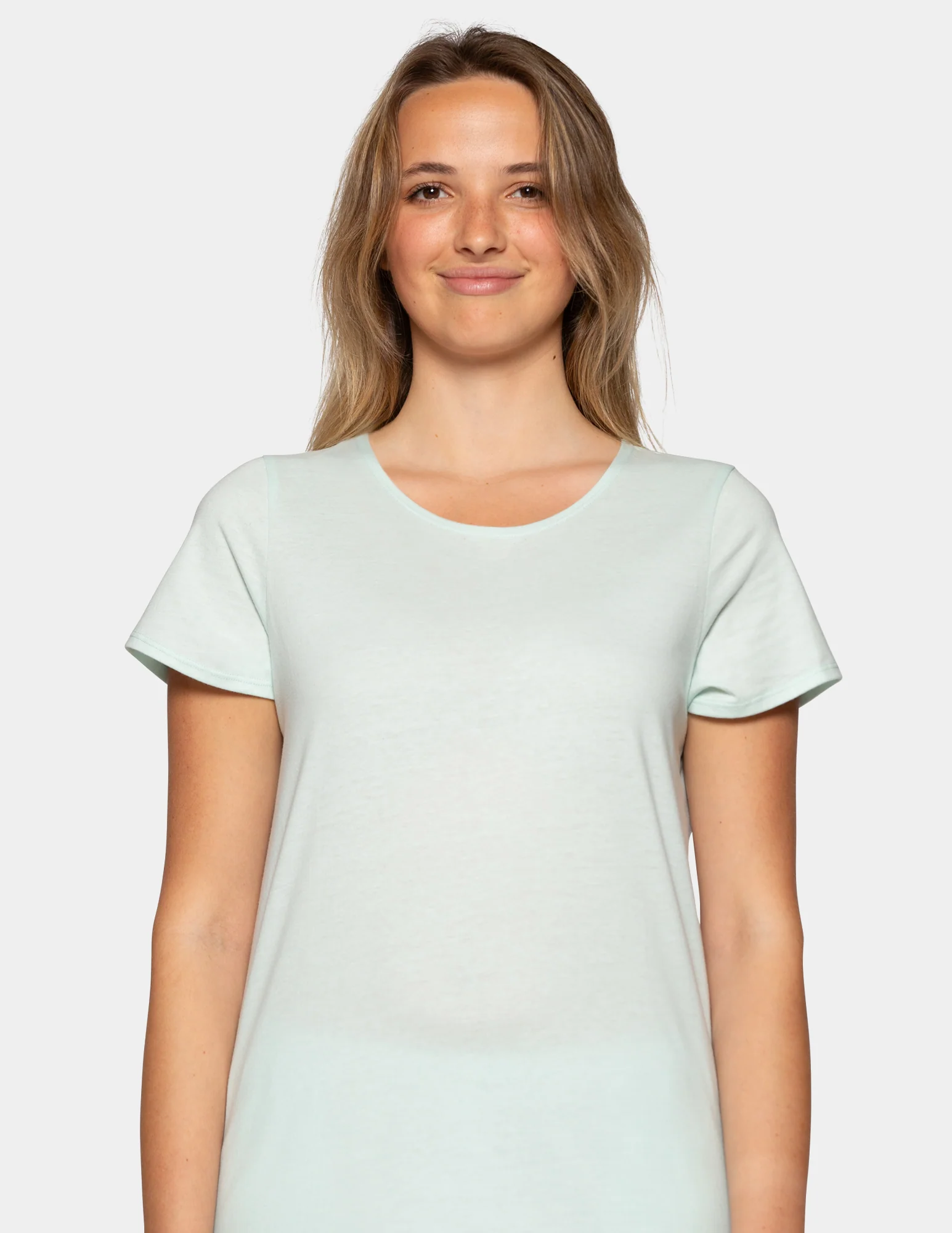 Soft & Breathable Short Sleeve Tee with Long Pant Pajama Set - Image 3