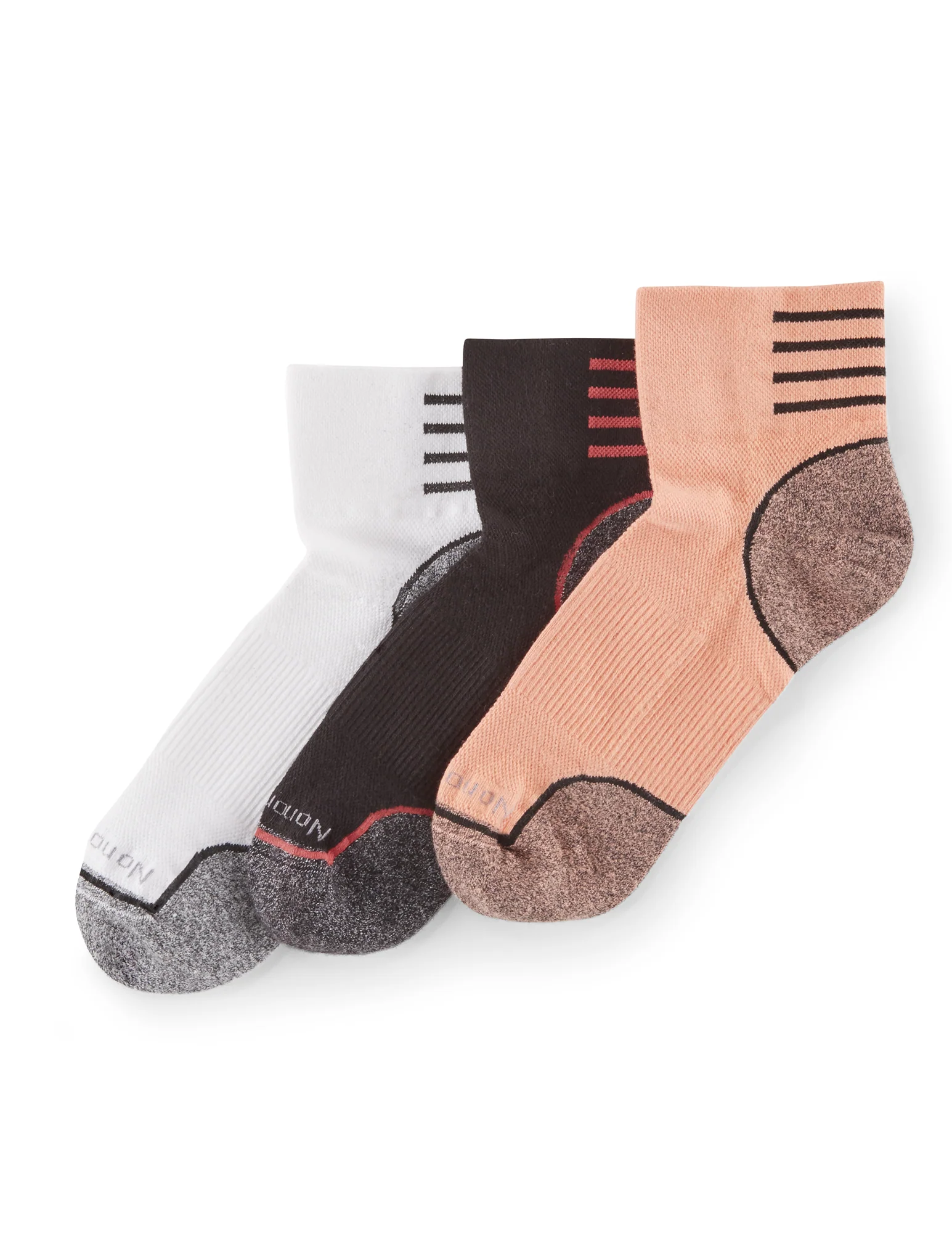 Soft & Breathable Cushioned Ankle Socks 3 Pair Pack
