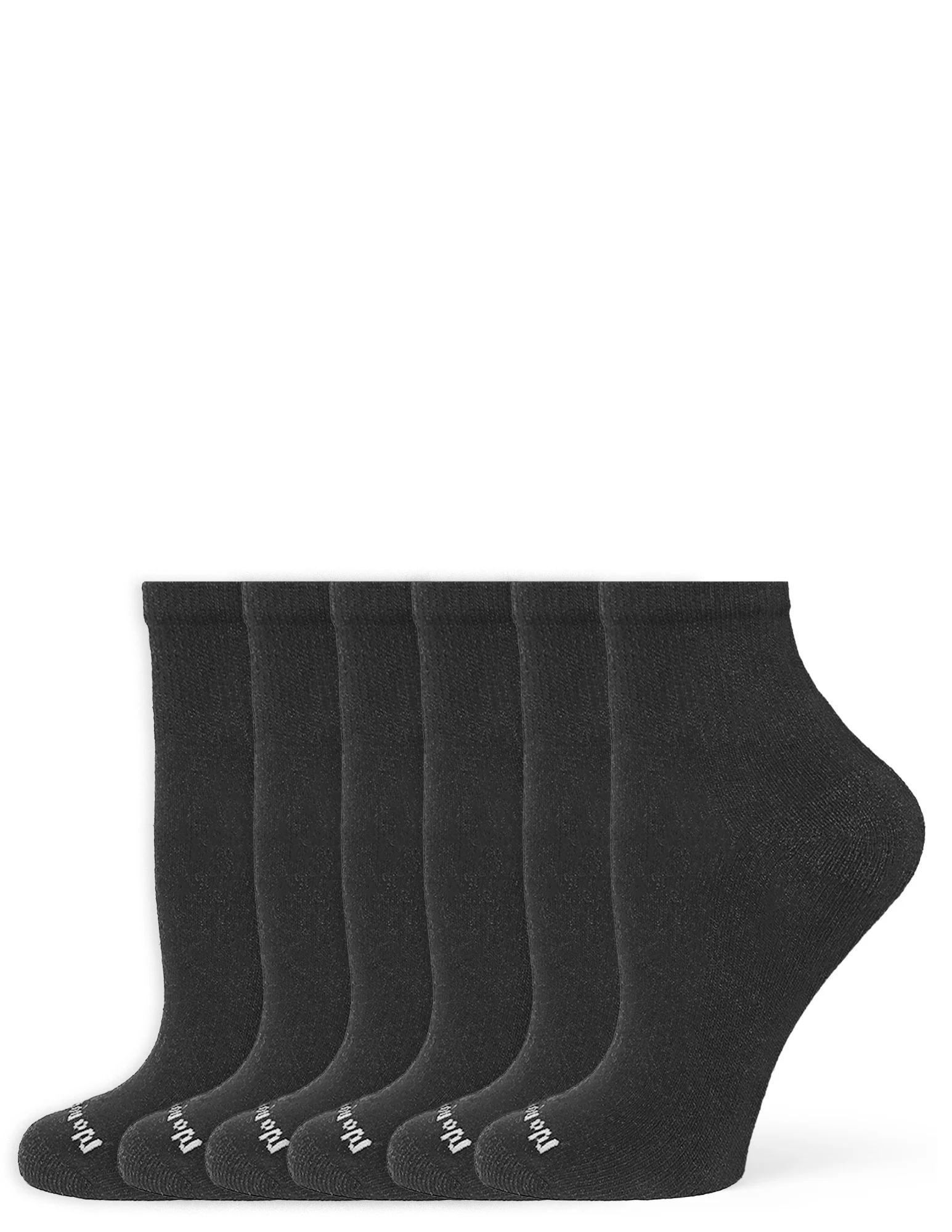 Women's Cushioned Quarter Top Socks 6 Pair Pack - Image 2